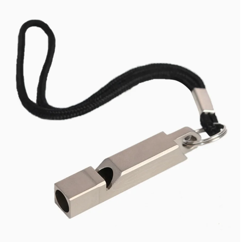 

1pcs Outdoor High Decibel Whistle with Cord Portable Hiking Camping Whistle Outdoor Survival Emergency Tool for Hiking Exploring