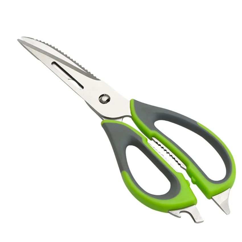 Kitchen Scissors, Kitchen Shears Multi Purpose Non Slip Sharp Stainless Steel, Kitchen Aid, Pizza Poultry Fish Scissors