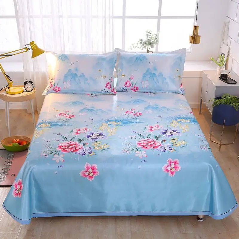 Набор из 3 предметов: простыня и 2 наволочки для лета | Дом сад