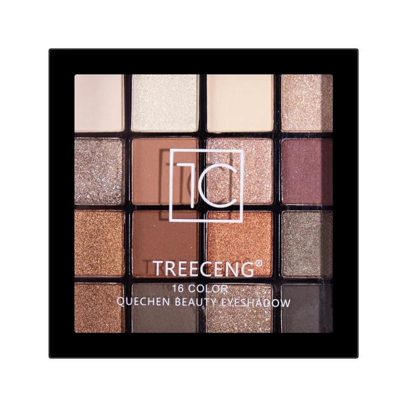

16 Color Glitter Eyeshadow Shine Chocolate Shadow Palette Long-lasting Natural Waterproof Eye Powder Makeup Cosmetics