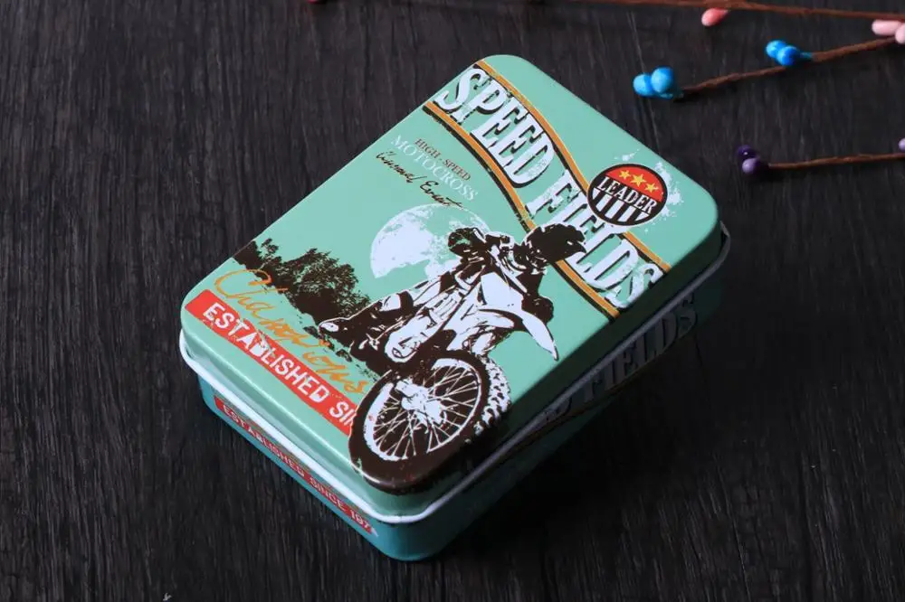 10pc/lot England Style Storage Tin Box Iron Case Chocolate Collect box Lipstick case Pill | Дом и сад