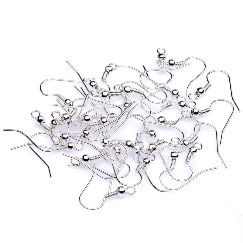 

Wholesale Lots Bulk 500pcs/lot 19mm Long Tbitan Sliver Earring Hooks Jewelry Making Supplies Fittings DIY Jewelry Making
