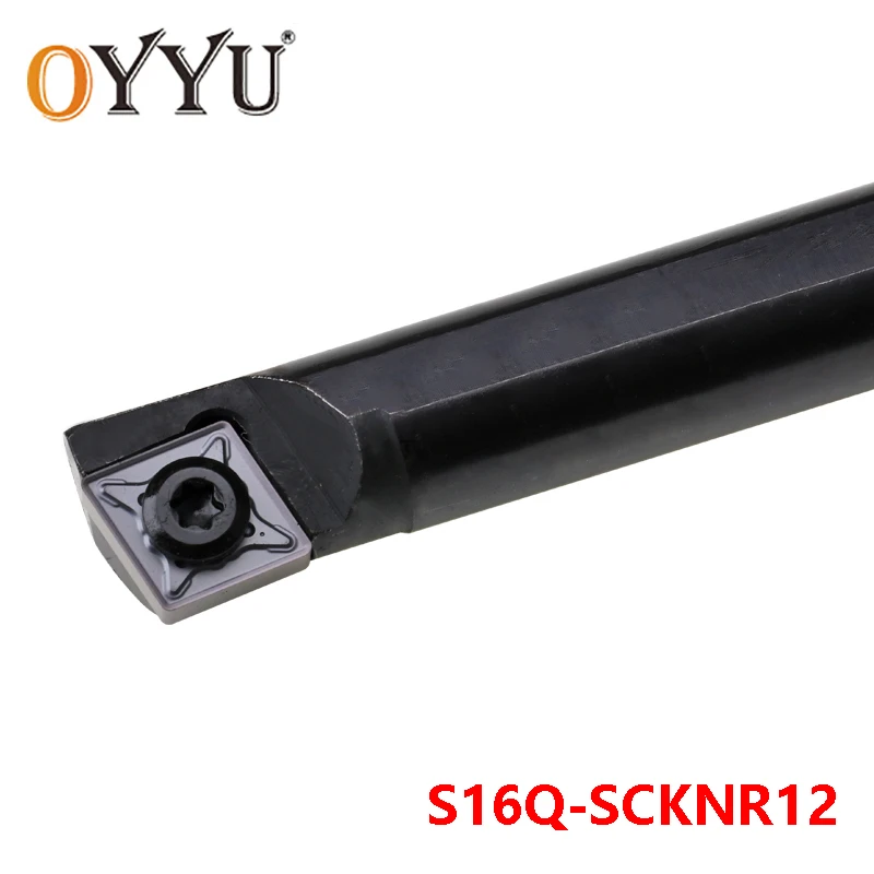 OYYU S16Q-SCKNR12 Внутренний токарный держатель инструмента 16 мм SCKNR ЧПУ твердосплавные