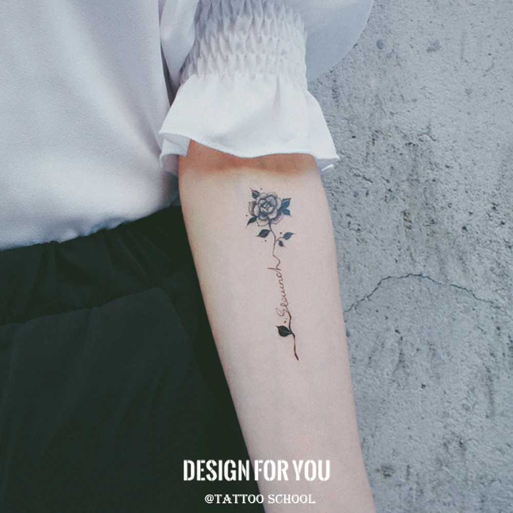 Водостойкие временные сексуальные татуировки для мужчин и женщин искусственная