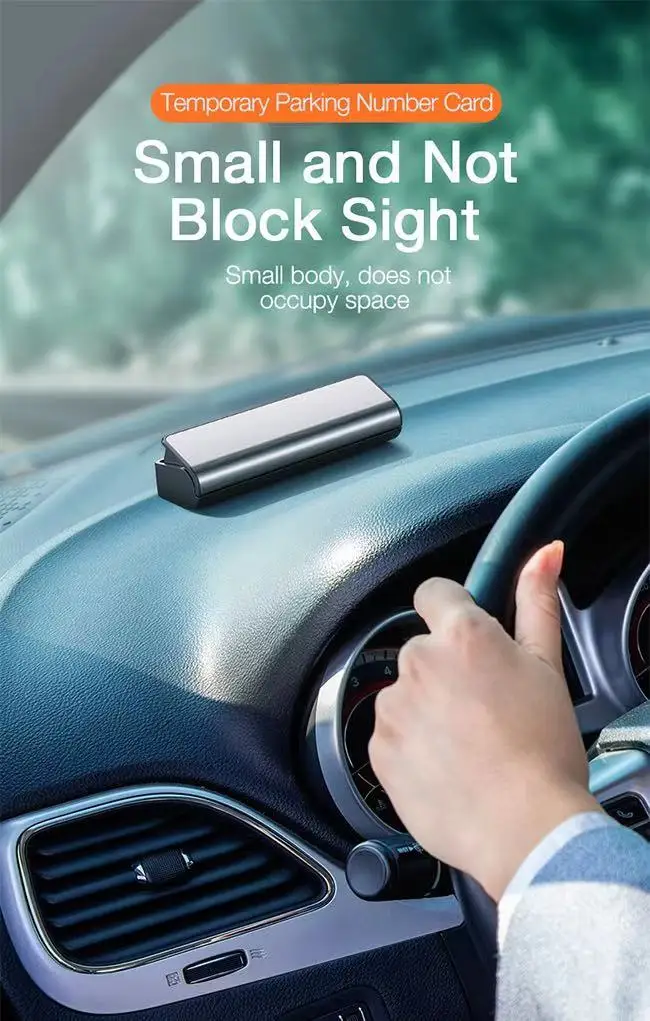 Автомобильные брелки с логотипом для временной парковочной карты магнитной