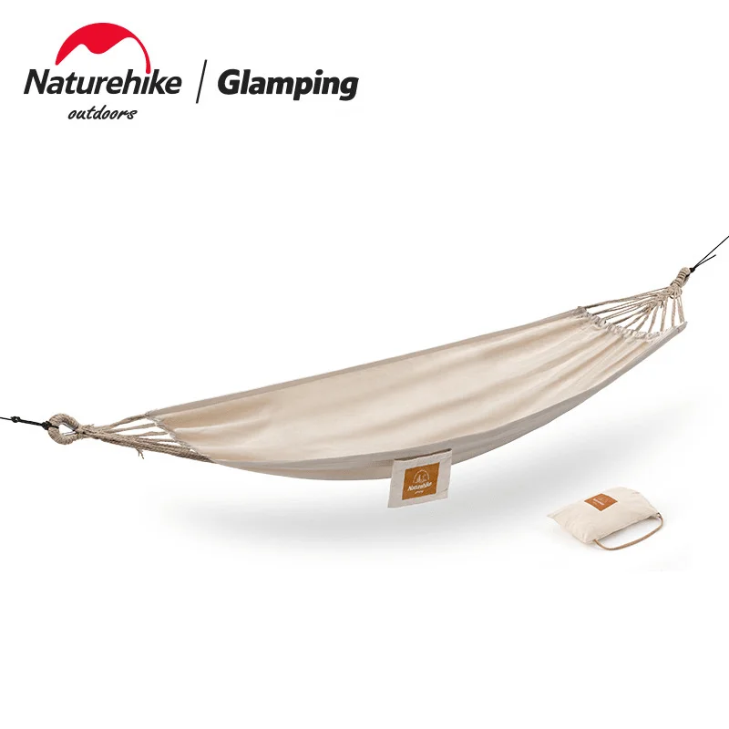 

Туристический гамак Naturehike, подвесное кресло из хлопчатобумажной холщовой ткани, для отдыха на открытом воздухе, походов, защита от перекаты...