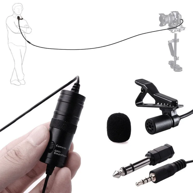 BOYA BY-M1 3,5 мм-Профессиональный петличный микрофон Lavalier-смартфон и DSLR