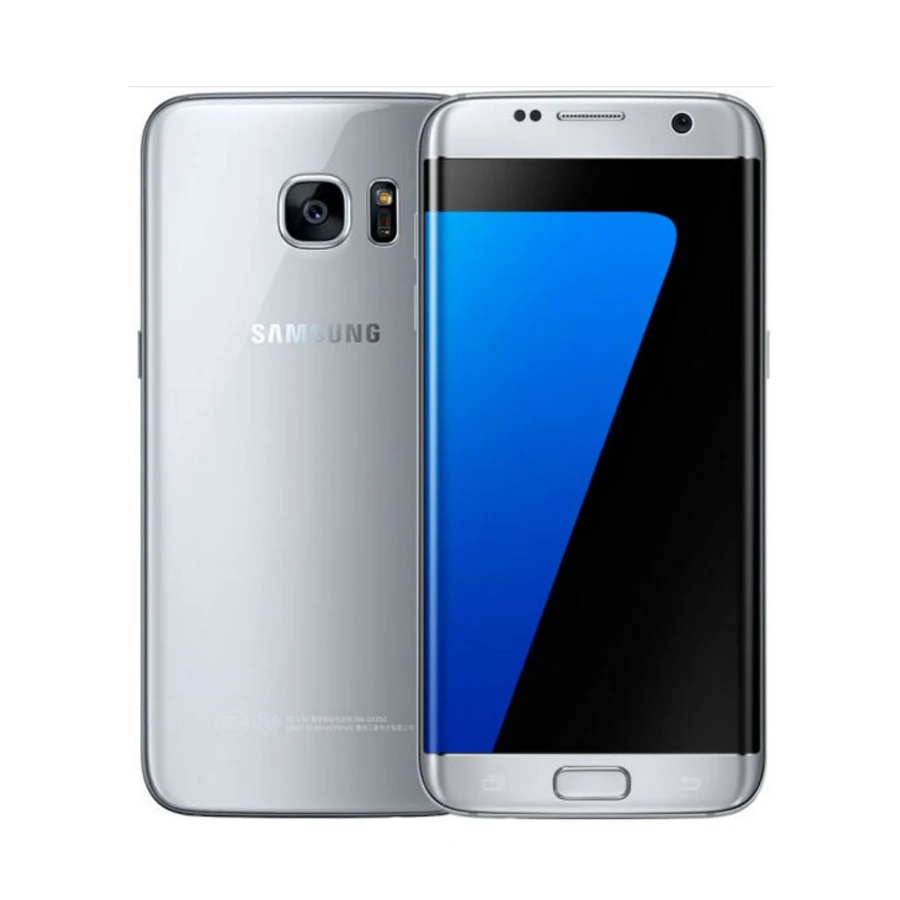 5,5 дюймов samsung Galaxy S7 edge Duos G9350 Dual SIM 64 Гб мобильный телефон 4G LTE Snapdragon 820 4 Гб ram 32 Гб NFC телефон