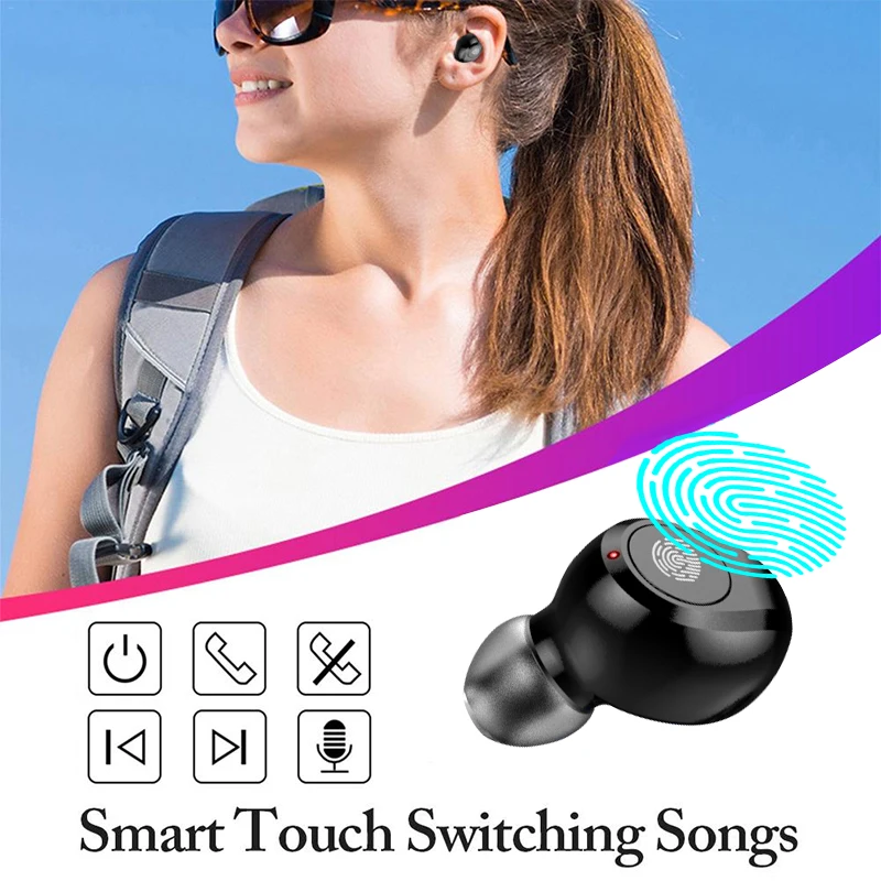 TWS наушники F9 с поддержкой Bluetooth 5 0 и внешним аккумулятором|Наушники гарнитуры| |