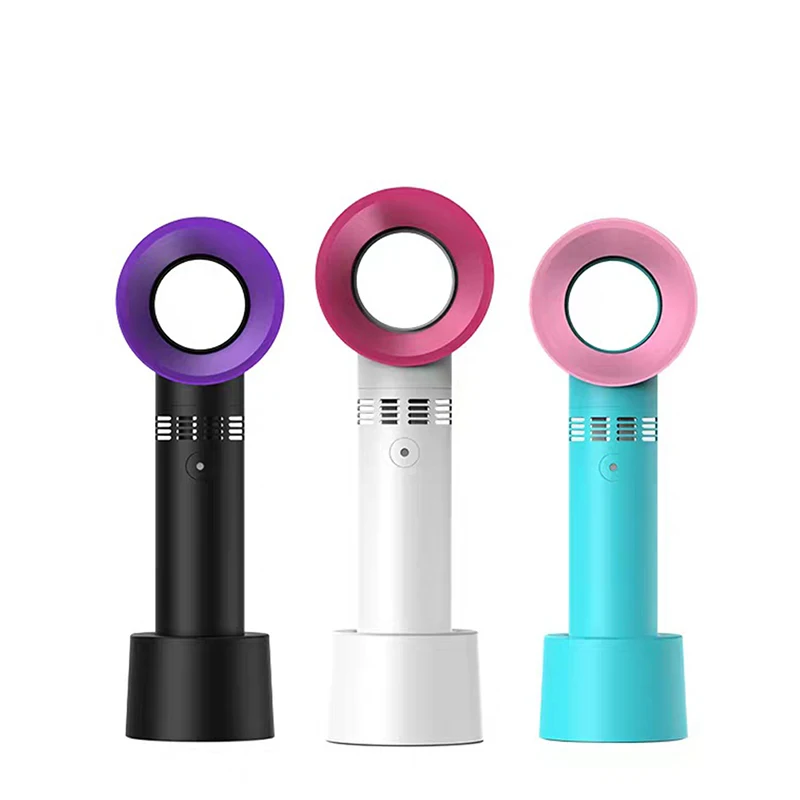 

Mini Cute Outdoor Lazy Leafless Fan Air Conditioning Blower Glue Grafted Dedicated Dryer Wind Speed Desktop Portable Gifts