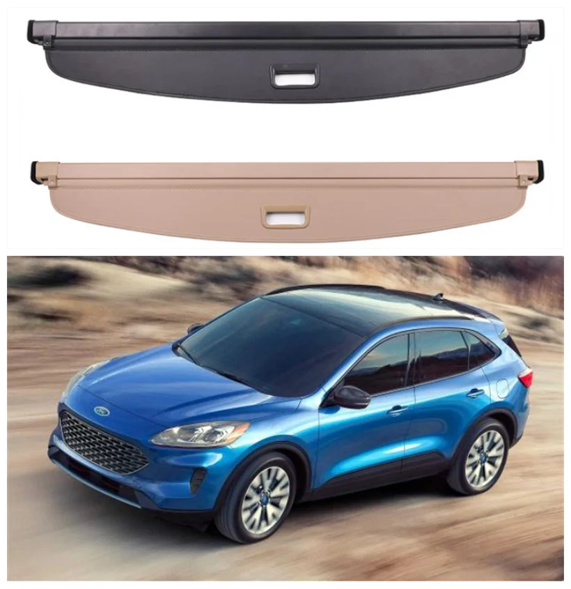 Rear Cargo Cover For Ford Escape Kuga 2020 2021 Privacy Trunk Screen Security Shield Shade
