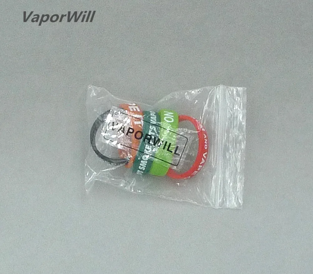 

5pcs Muti-Design Silicone Rubber Vape Ring Rubber Anti Slip Band for Mechanical Mod RBA RDA Vaporizer Tank