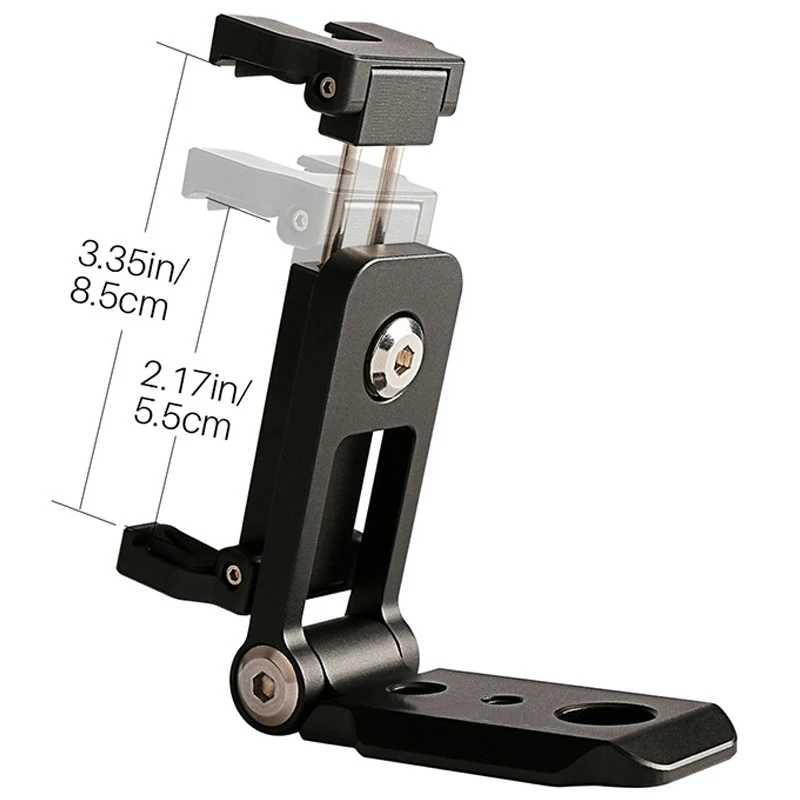 RISE-ST-05 складной мини-штатив для телефона адаптер вертикальный штатив с вращением