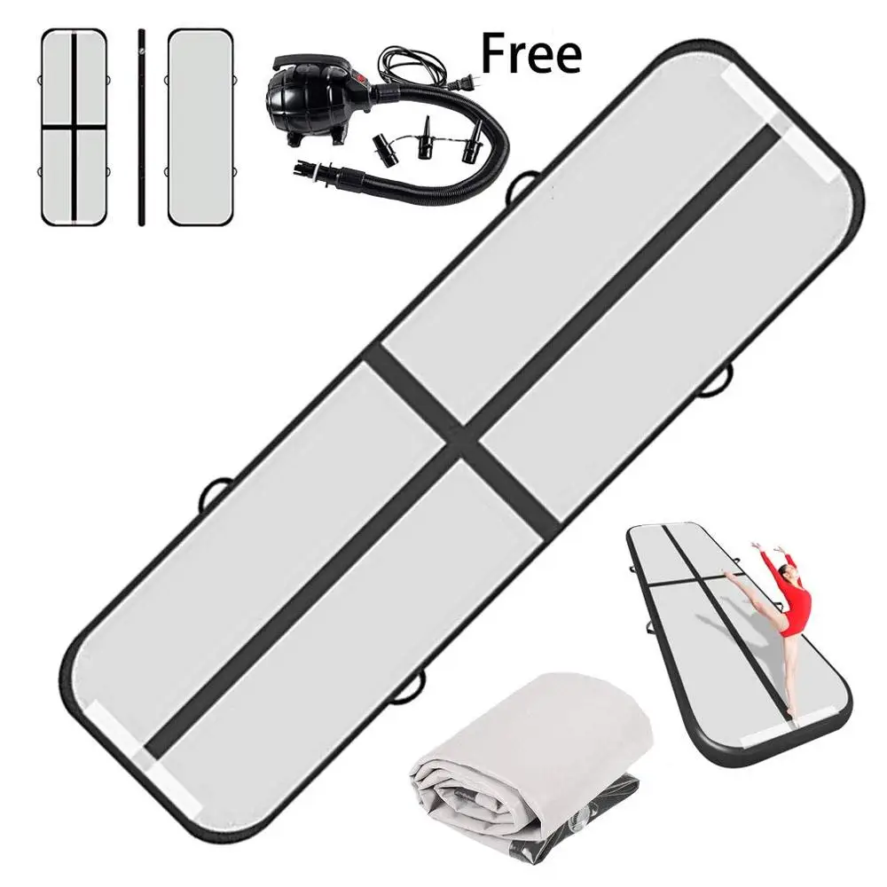 Скидка Airtrack 6m 7m 8m, надувной коврик для гимнастики, напольный коврик с электрическим воздушным насосом