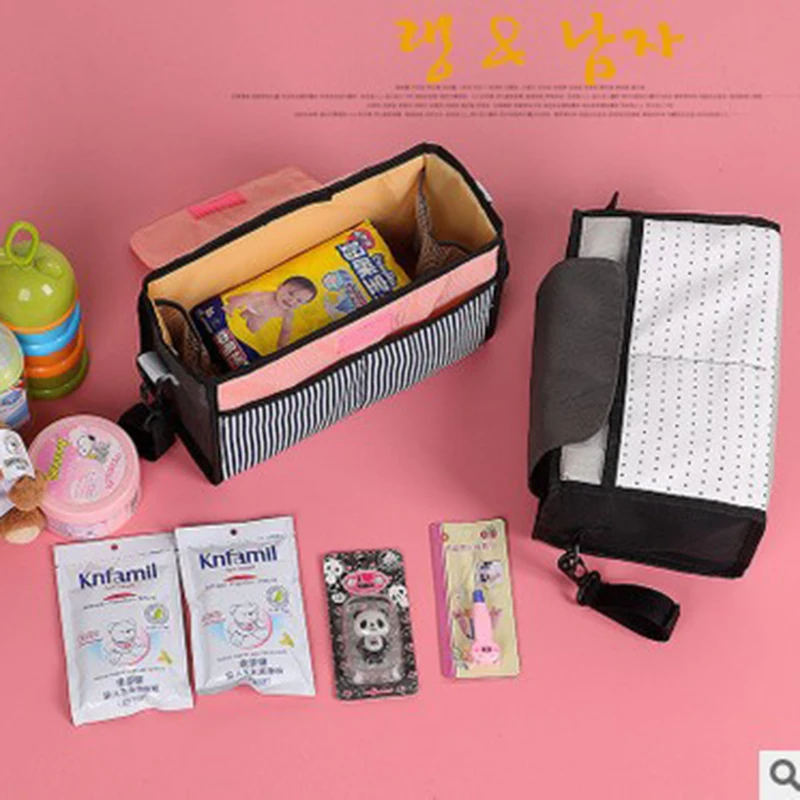 

Baby Stroller Bag Mummy Organizer Bag Nappy Diaper Carriage Buggy Pram Cart Basket Hook Stroller Accessories Womens Shoulder Bag