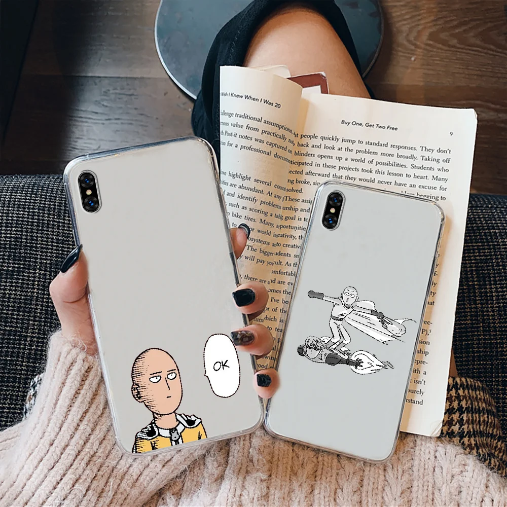 Чехол для телефона в стиле аниме ONE PUNCH-MAN чехол iphone 5 5s se 2 6 6s 7 8 12 mini plus X XS XR 11 PRO MAX