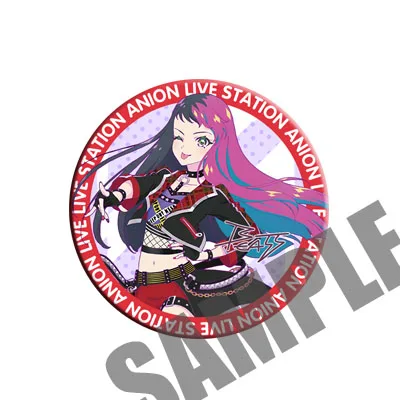 

1 Set 44mm Anime Aikatsu Planet! Hana Ruli Beat Shiori Cartoon Badge Button Figure Brooch Pin Souvenir Cosplay Props gIFT