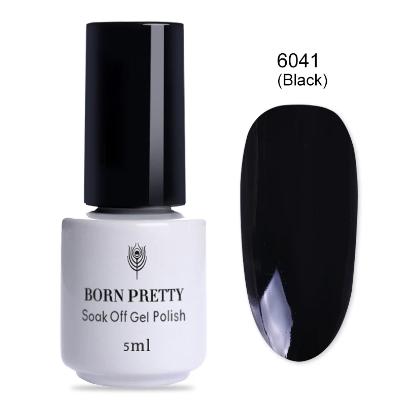 6041 BORN PRETTY одношаговый УФ-Гель-лак красочный замачиваемый Маникюр УФ-гель для дизайна ногтей лак для ногтей гель лак 5 мл Базовое покрытие - Цвет: 6041
