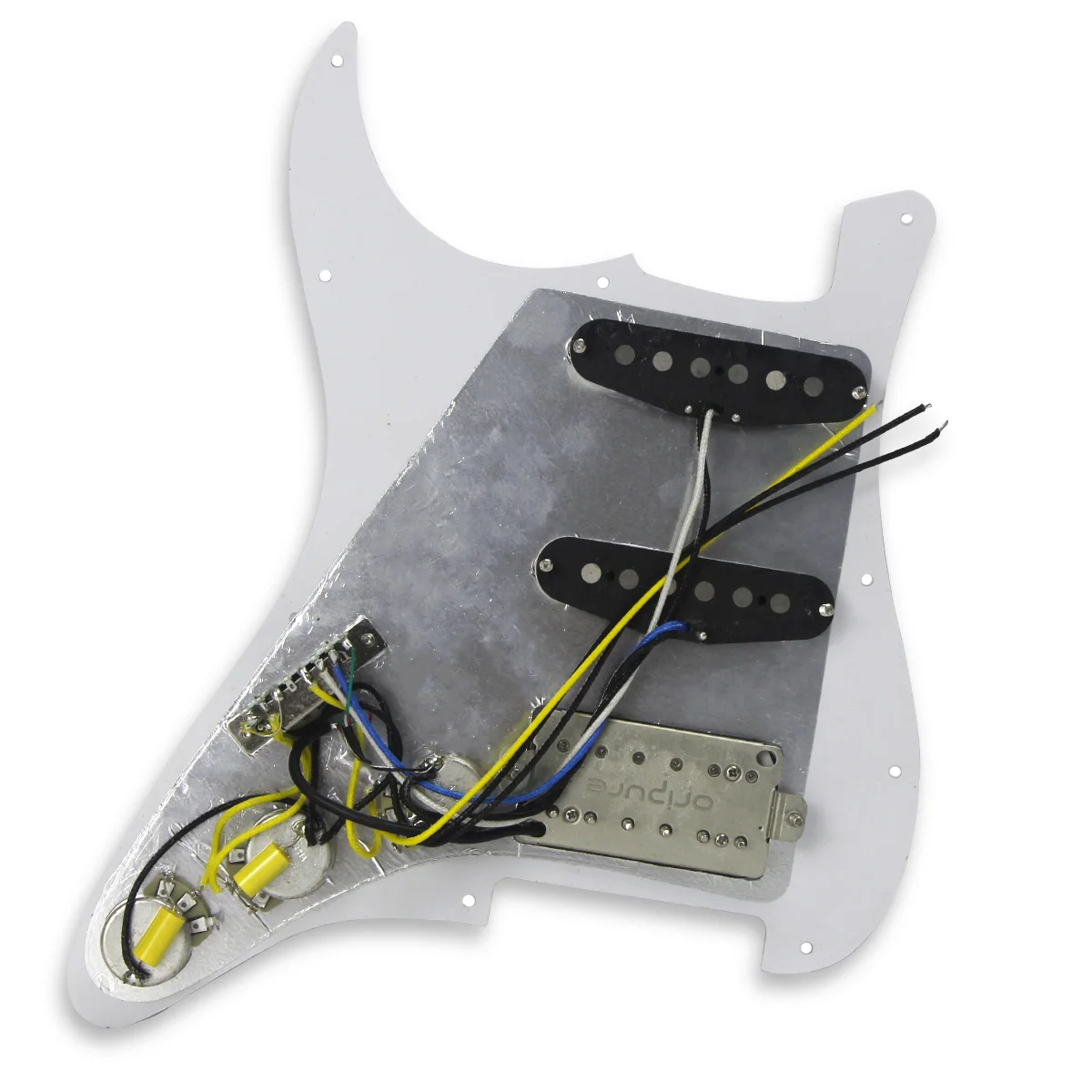 OriPure Pickguard Alnico 5 с белым жемчугом для гитарных деталей 11 отверстиями | Спорт и