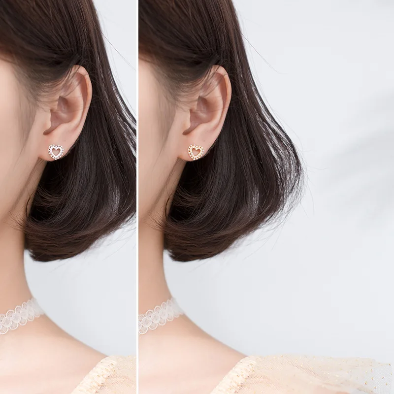 Женские серьги-гвоздики MloveAcc серьги из стерлингового серебра 925 пробы с