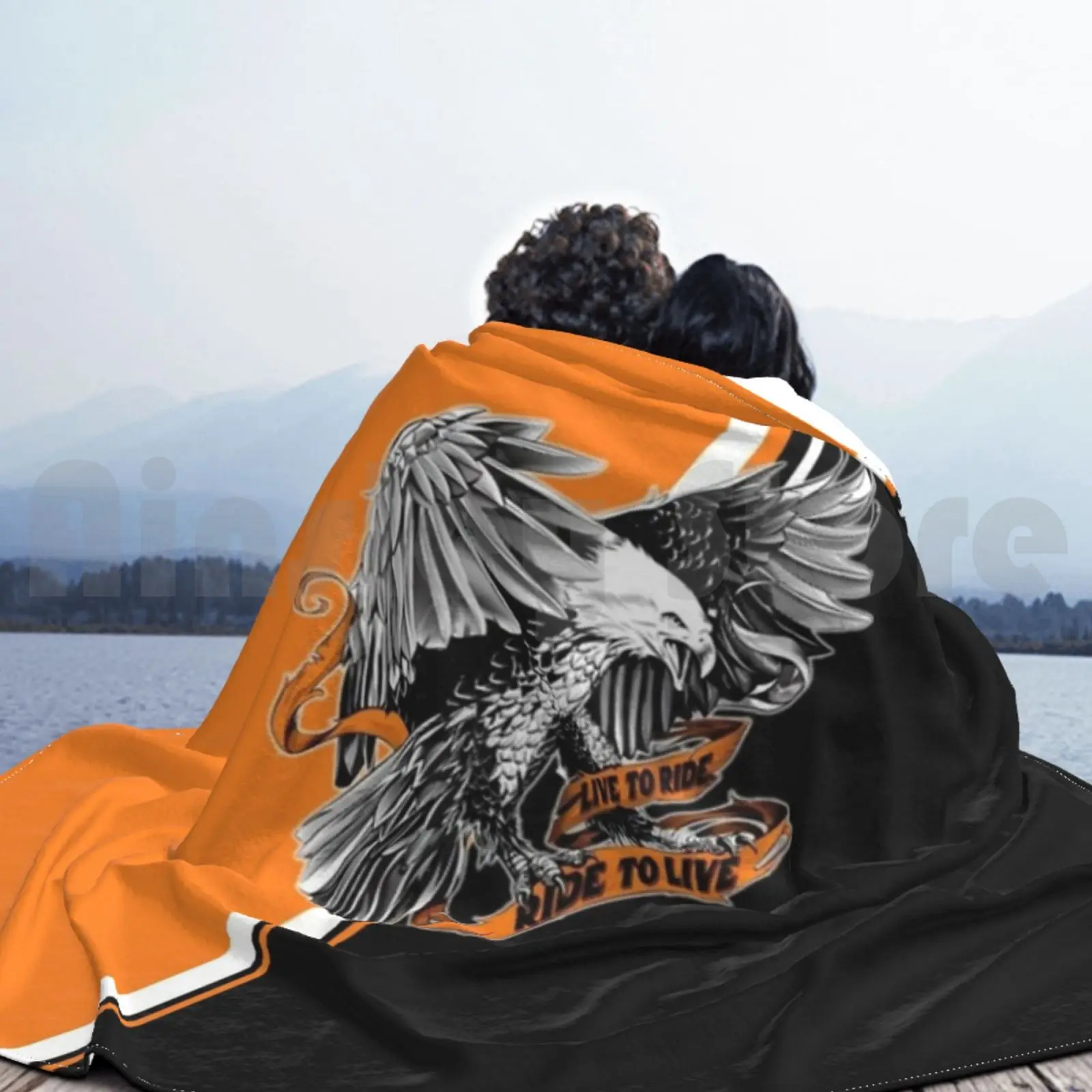 Фото Одеяло Live To Ride-Ride To Live Одеяло на заказ Live To Ride Ride To Live Braap Brraapp Bikelife Bike №5