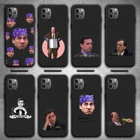 michael scott the office phone case for iphone 7 8 11 12 pro x xs xr samsung a s 10 20 30 51 plus pro max mobile bags