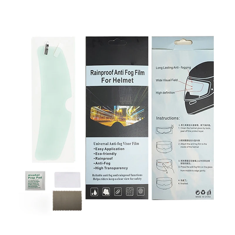 

Motorcycle Lens Rainproof 1* Anti-Dazzle Film Universal 235*80MM Parts