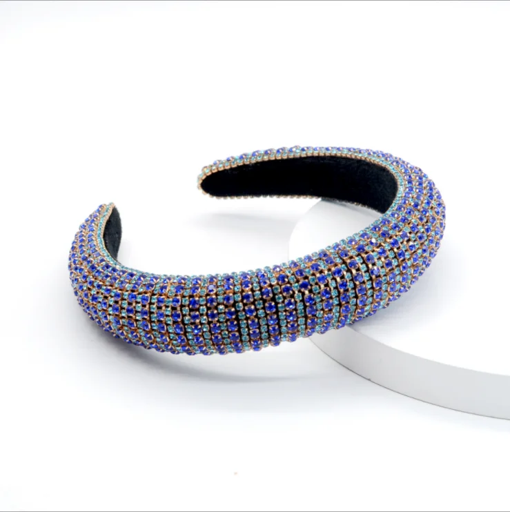 

Baroque full rhinestone sponge hairbands with rhinestone headbands