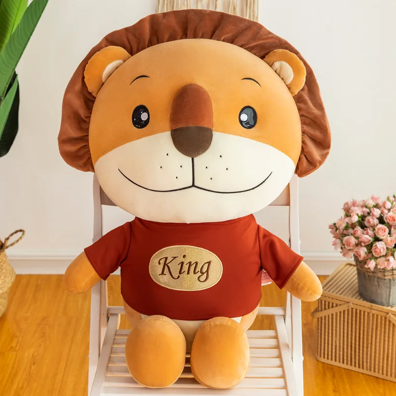 

New Cute Lion Sleeping Pillow Plush Toy Fashion Creative Cartoon Doll Appease Doll Children Holiday Birthday Exquisite Gift