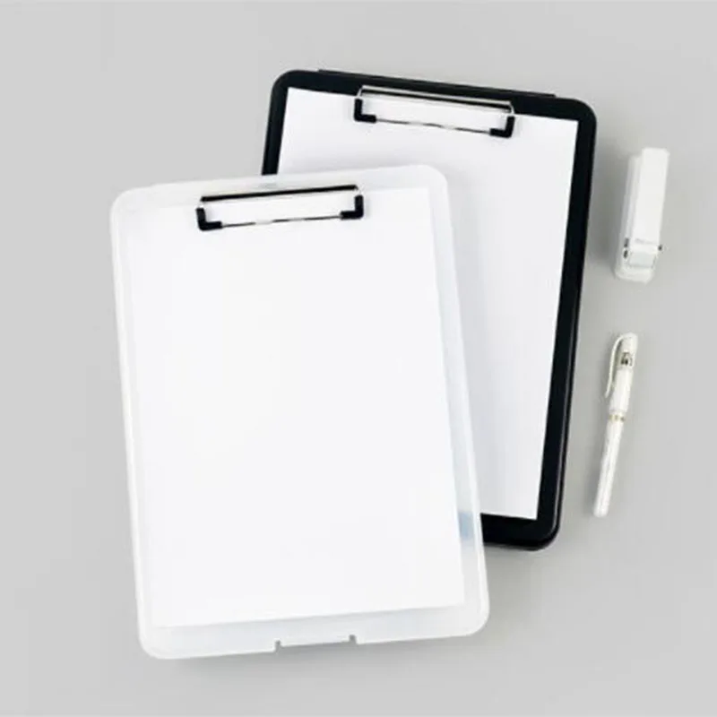 

MultiFunction A4 Writing Clipboard Desktop File Folders Storage Box Office School Supplies Certificate Boxs Pen Slot