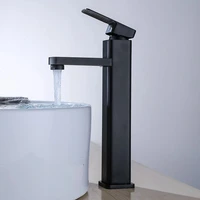 bathroom basin faucet black baking 304 stainless steel sink mixer tap hot cold sink faucet bathroom lavotory faucet hardwear