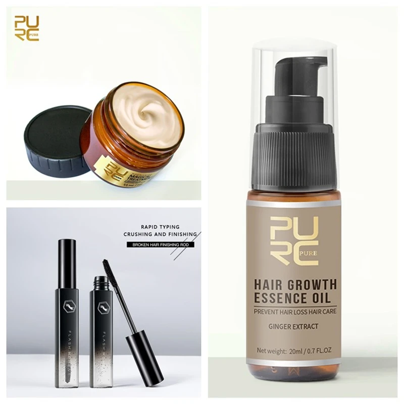 Волшебная маска для лечения волос PURC масло эссенсел быстрого роста