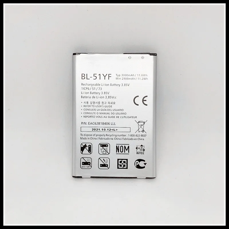 10 шт./лот BL51YF BL-51YF G4 Аккумулятор для LG H818 H818N VS999 F500 F500S F500K F500L H815 аккумулятор 51YF |