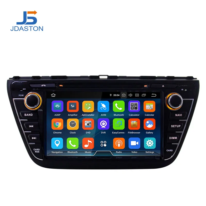JDASTON 2DIN Android 9,0 автомобильный dvd-плеер для Suzuki SX4 S-Cross 2013 Мультимедиа gps Радио стерео 4G+ 64G Восьмиядерный