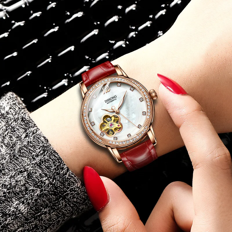 

WOMEN WATCHES LUXURY BRAND WATCH BRACELET WATERPROOF DROPSHIPPING DIAMOND LADIES WRIST WATCHES AUTOMATIC MECHANICAL CLOCK