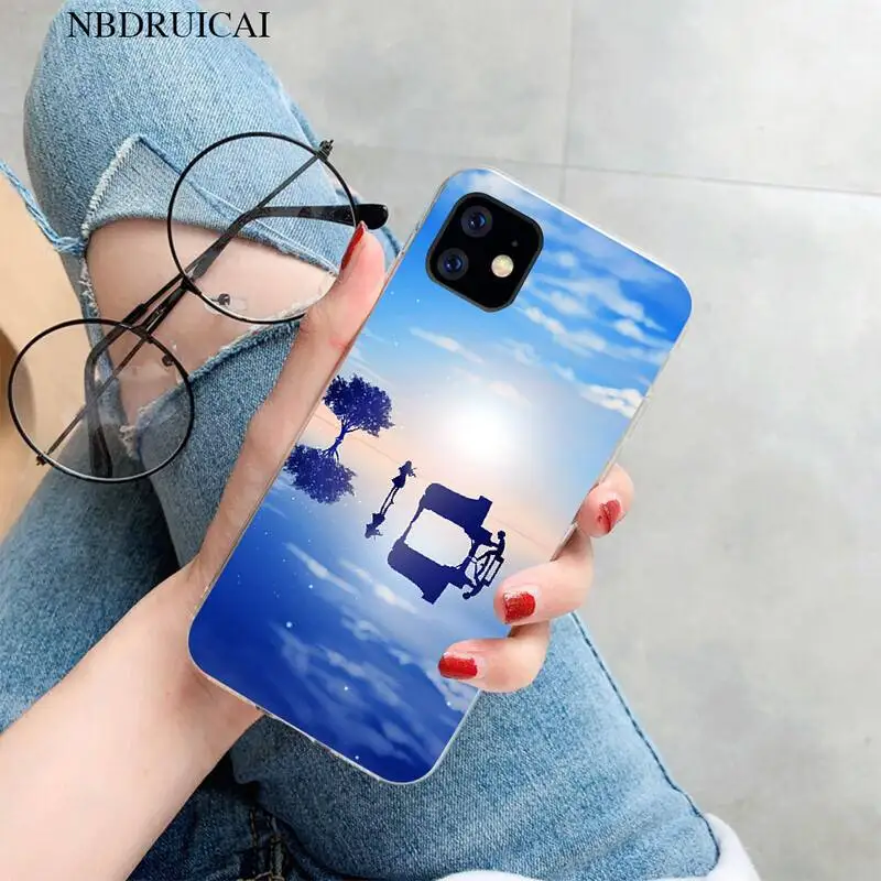NBDRUICAI ваш ли в апреле мягкий силиконовый черный чехол для телефона iPhone 11 pro XS MAX 8 7 6