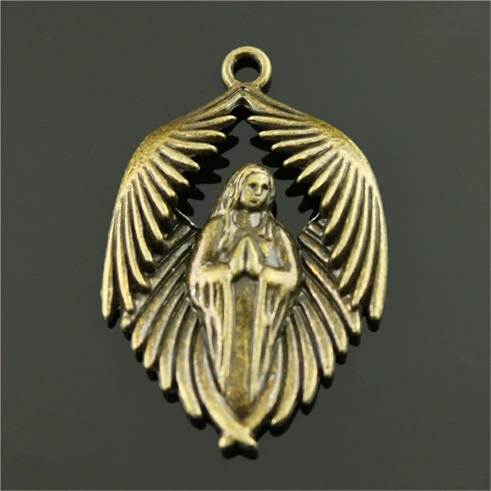 4 шт. Подвески в виде ангела-хранителя подвески крыльев Ангела-хранителя для