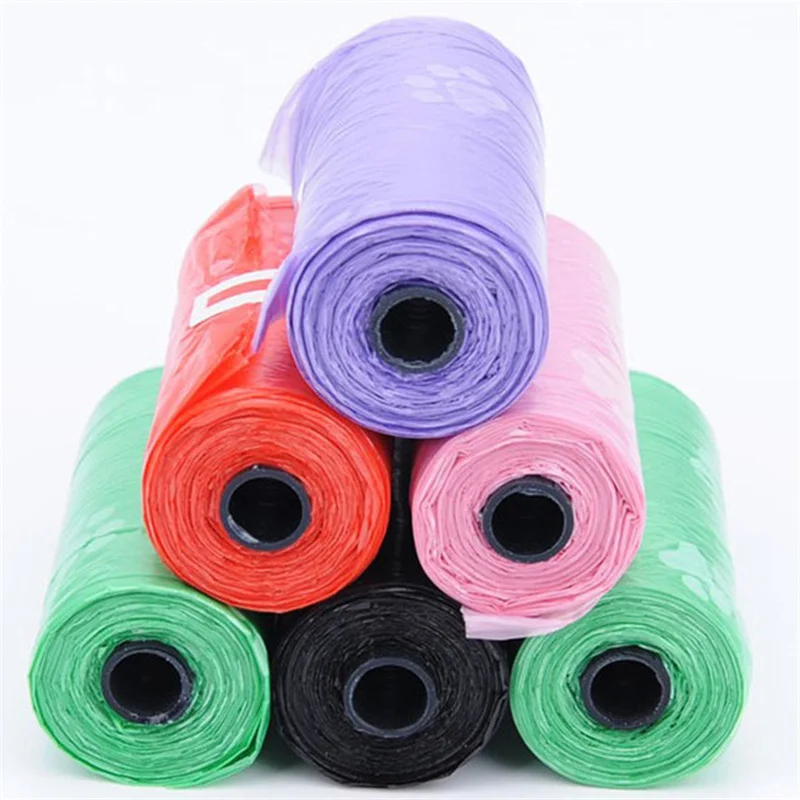 

Pet Dog Poop Bags Dispenser Collector Scoop Holder Puppy Cat Dog Pooper Scooper Bag Small Rolls Outdoor Clean Pets Supplies