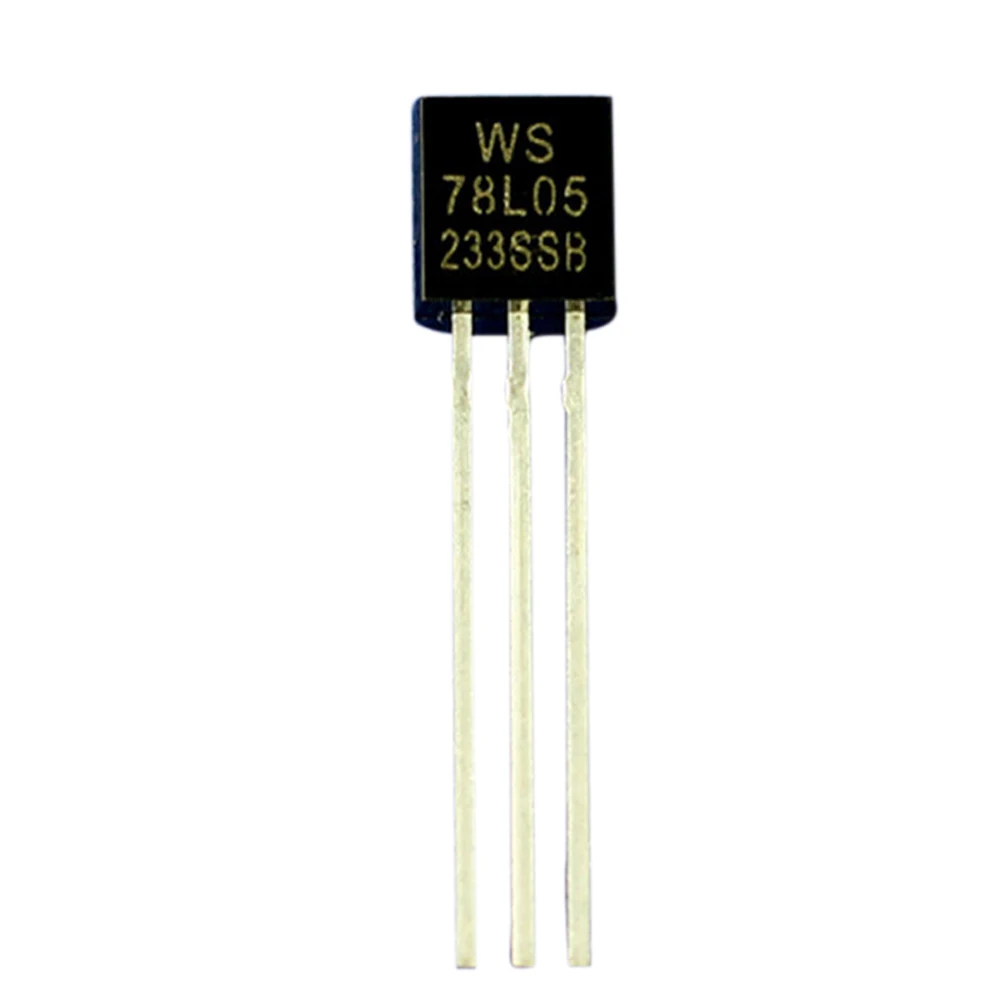

50 Pcs/Set Voltage Regulator WS78L05 78L05 TO-92 IC REG LDO 5V .1A New UY8