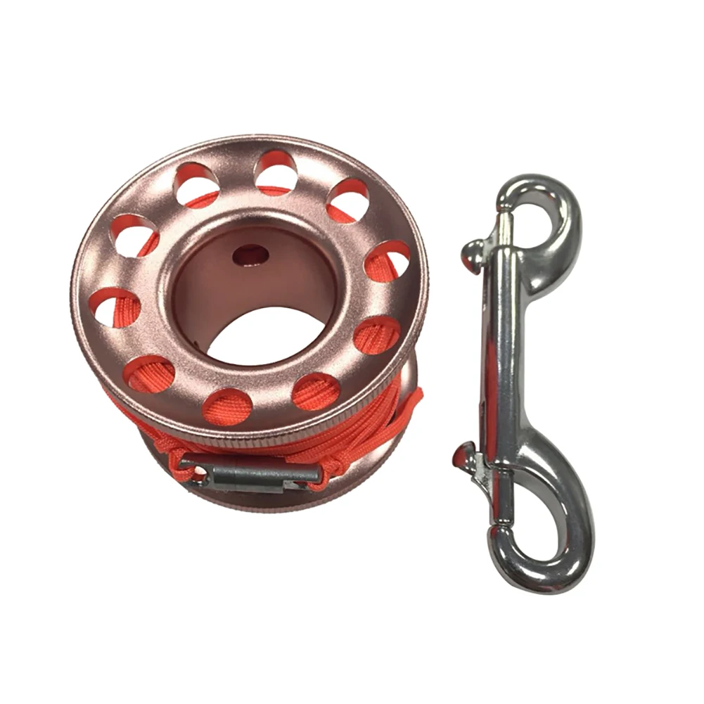 

Practical Bolt Accessories Aluminum Professional Drift Spool Finger Reel Snap Hook Safe Equipment Scuba Cave Diving Sports