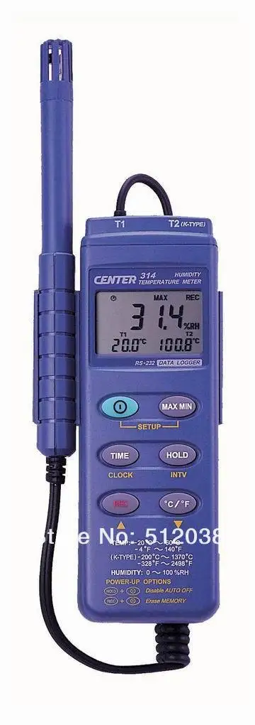 

CENTER-310 Humidity Temperature Meter (PC Interface)