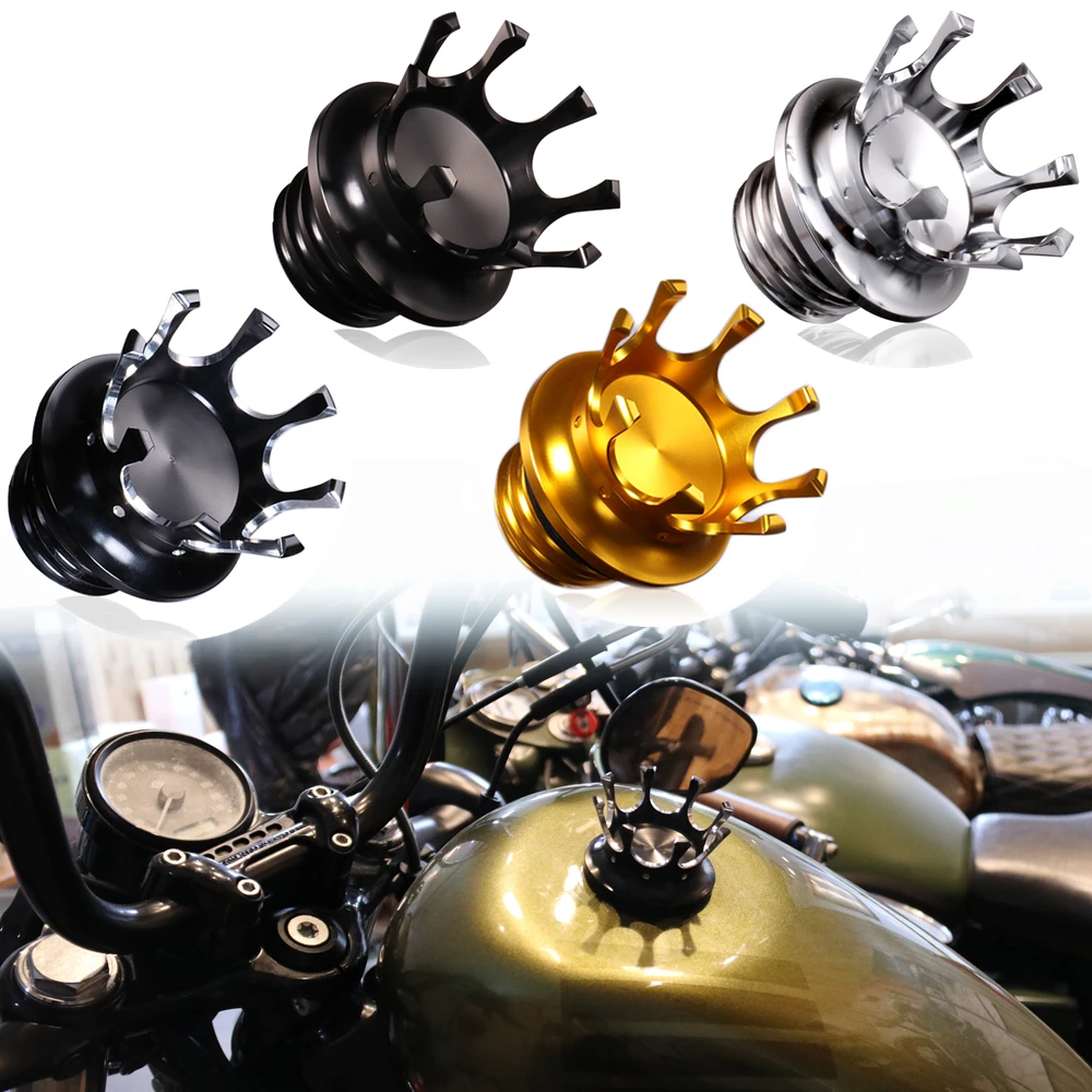 Крышка топливного бака с вентиляционными отверстиями для мотоцикла Harley Sportster XL 883