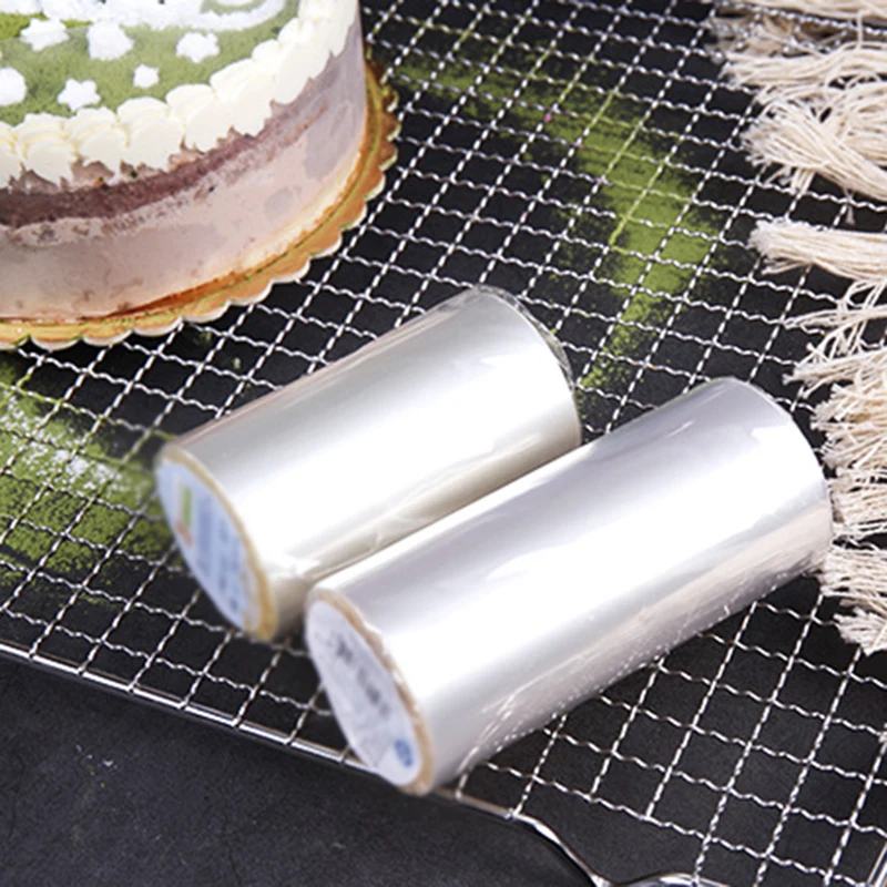 

1 Roll Cake Surround Film Transparent Cake Collar Kitchen Acetate Cake Chocolate Candy For Baking Durable 8cm*10m/10cm*10m ZXH