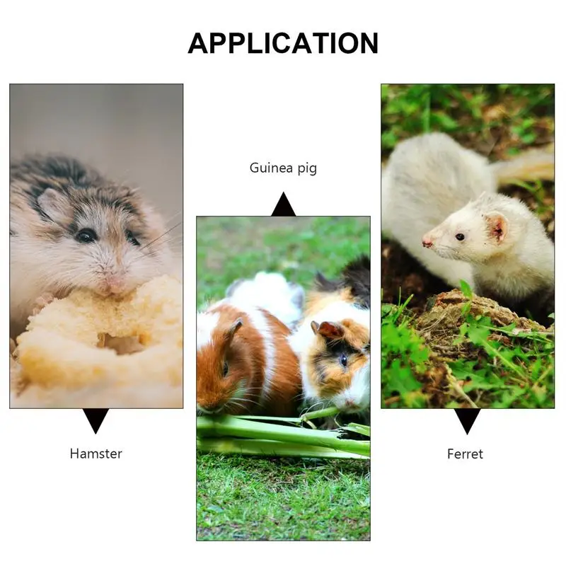 

Hamster Cage Food Bowl Portable Hamster Carrier House Cage Small Pet Supplies