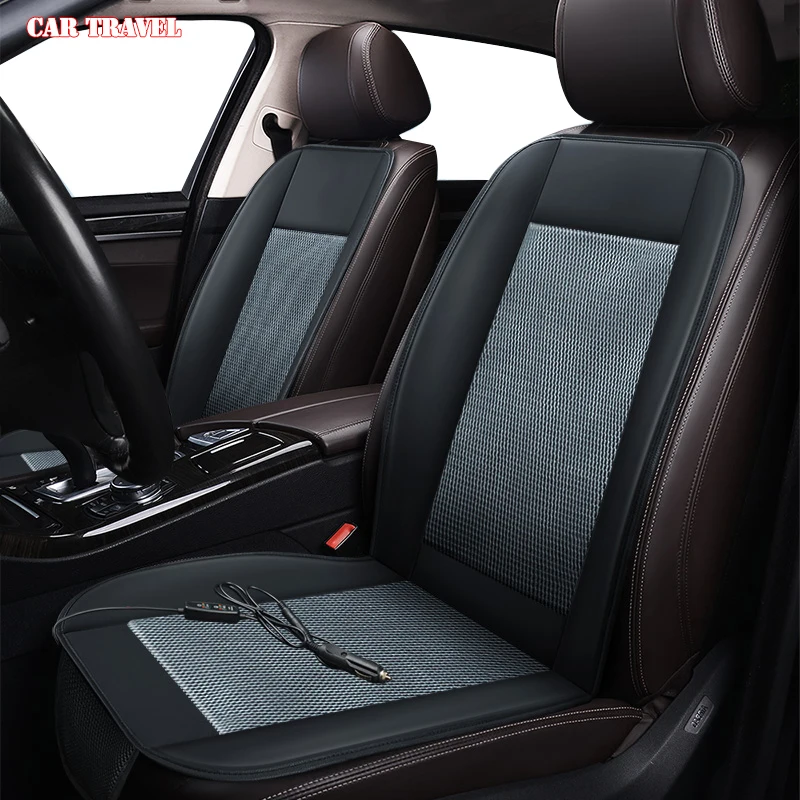 

CARTRAVEL 12V Seat ventilation 1pc car seat cover for Cadillac all models ATS CTS SRX CT6 SLS ATSL XTS Escalade summer Pad
