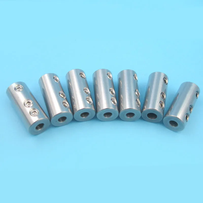

1PC High Precision 4-4mm 4-3.17mm 5-4mm 5-4.76mm Coupling Stainless Steel Shaft Connector Mini Metal Bushing for RC Boats Parts