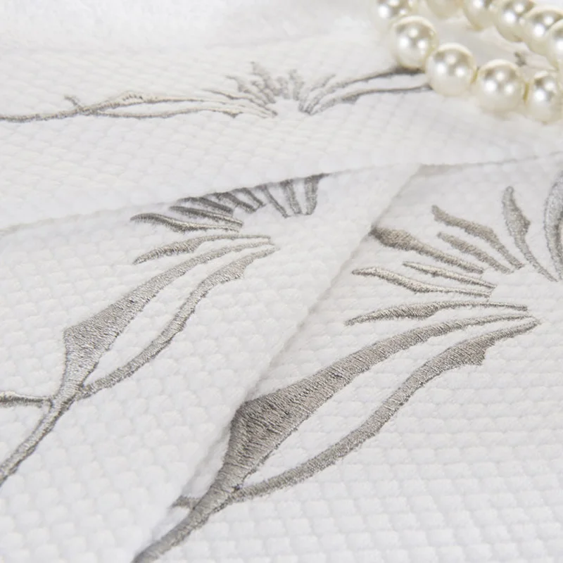 Новый роскошный комплект полотенец из 100% хлопка 3 шт./лот + 1 банных для ванной