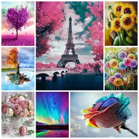 5d diamond painting beautiful landscape and flower magical landscape embroidery kit painting mosaic diy home decoration gift