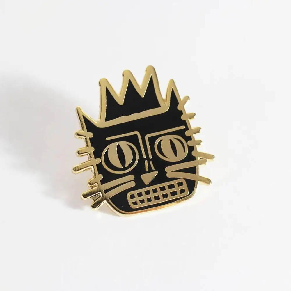 Эмалированная брошь в виде животного Жан Мишеля басквиа|Броши| |