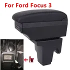 Подлокотник для Ford Focus 3 2013, автомобильные аксессуары для FORD Focus 3, оригинальный подлокотник с зарядкой через usb